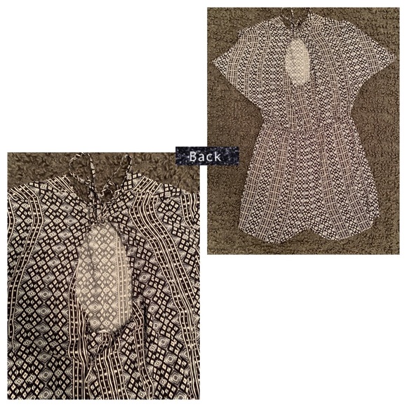 BCBGeneration Black & White Shorts Romper - Picture 2 of 5